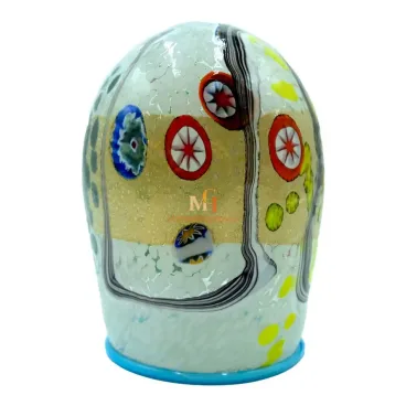 Italian Ceiling Lamps with Amber Details