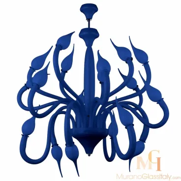 Eroico Dark Blue - Contemporary Glass Chandeliers