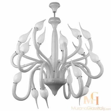 contemporary glass chandeliers