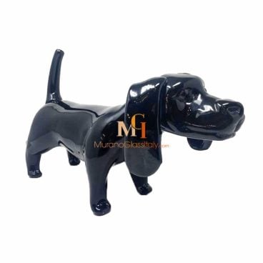 murano glass dog
