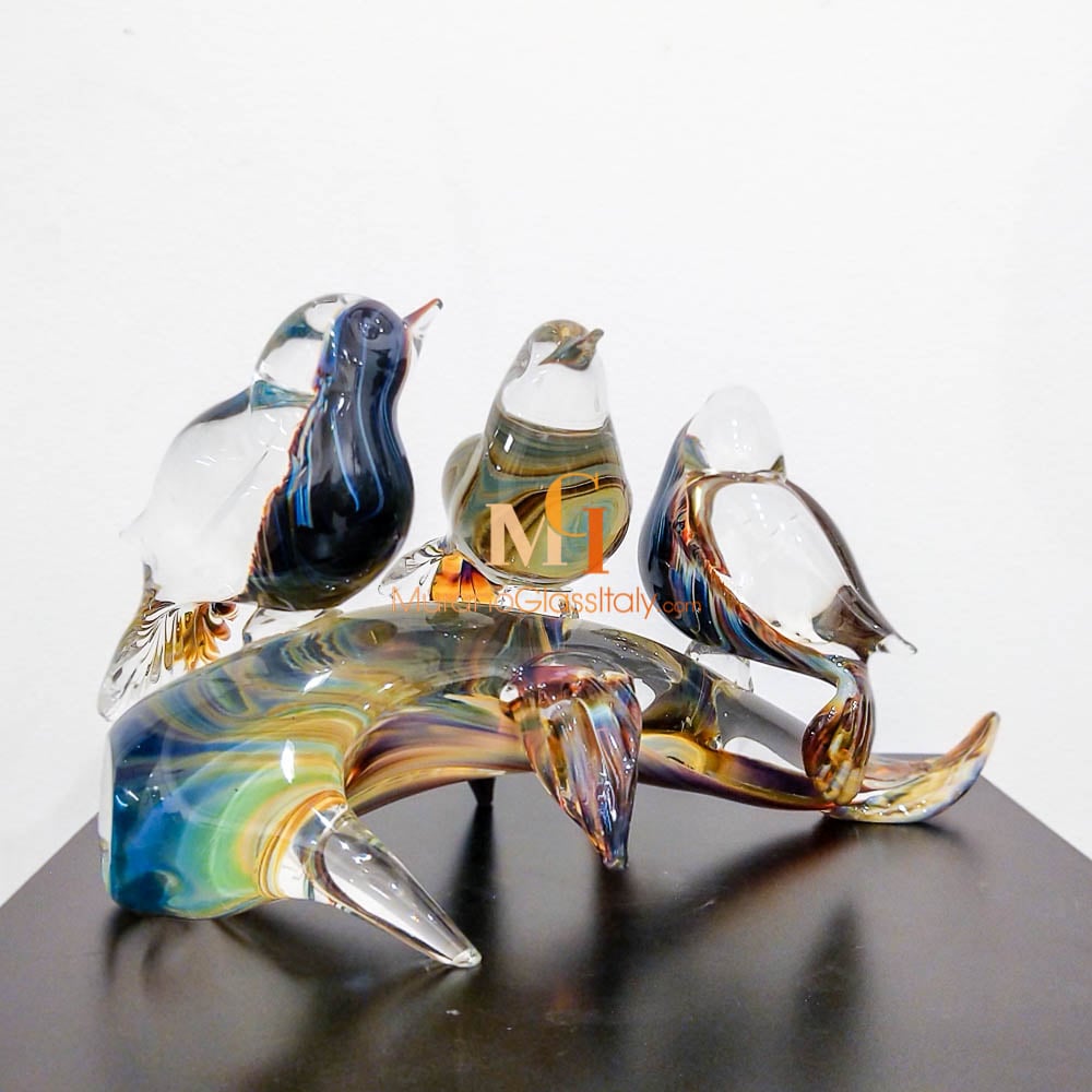 Chiacchieroni - Murano Glass Bird Figurines