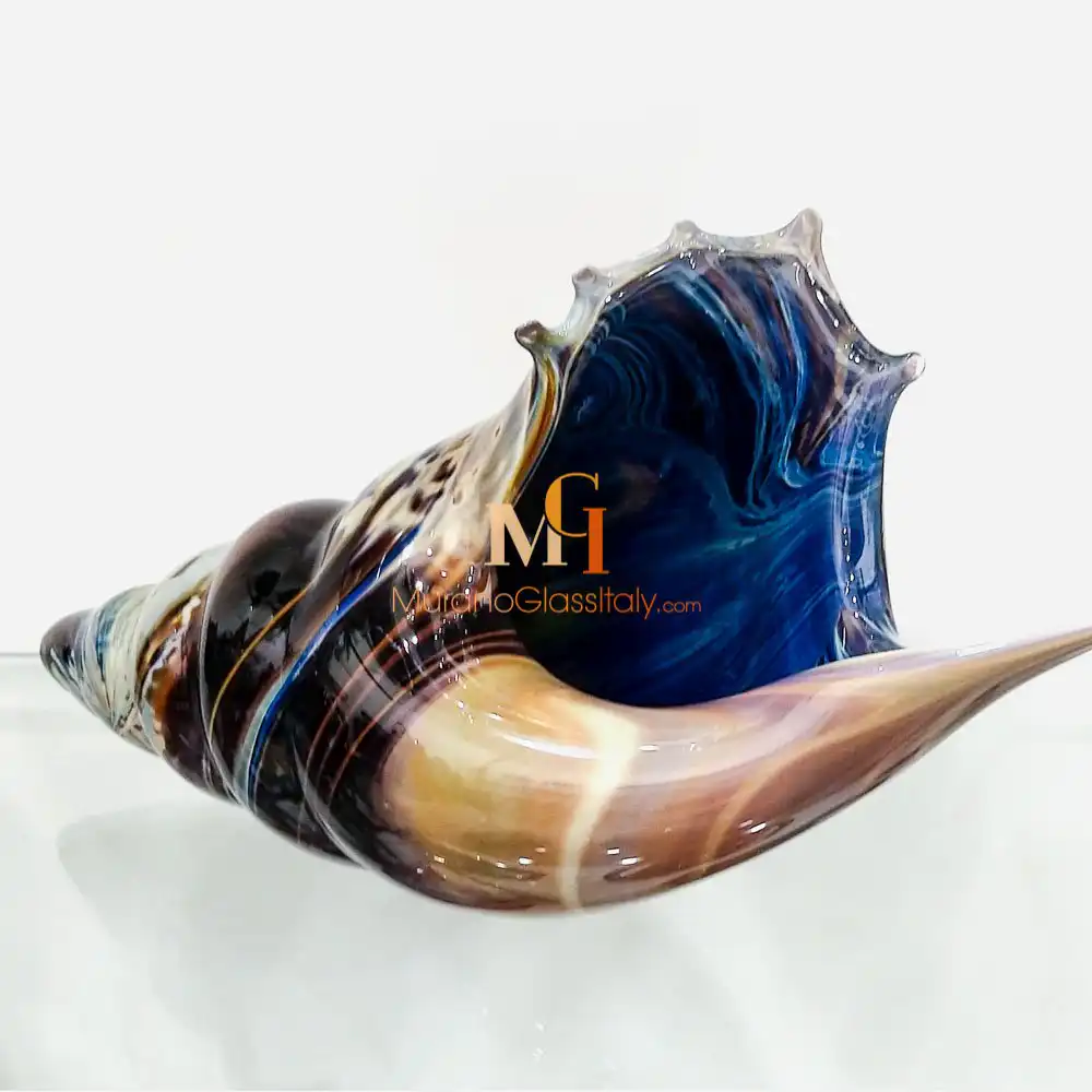 Conchiglia – Coquillage en Verre Italien – Front coquillage en verre