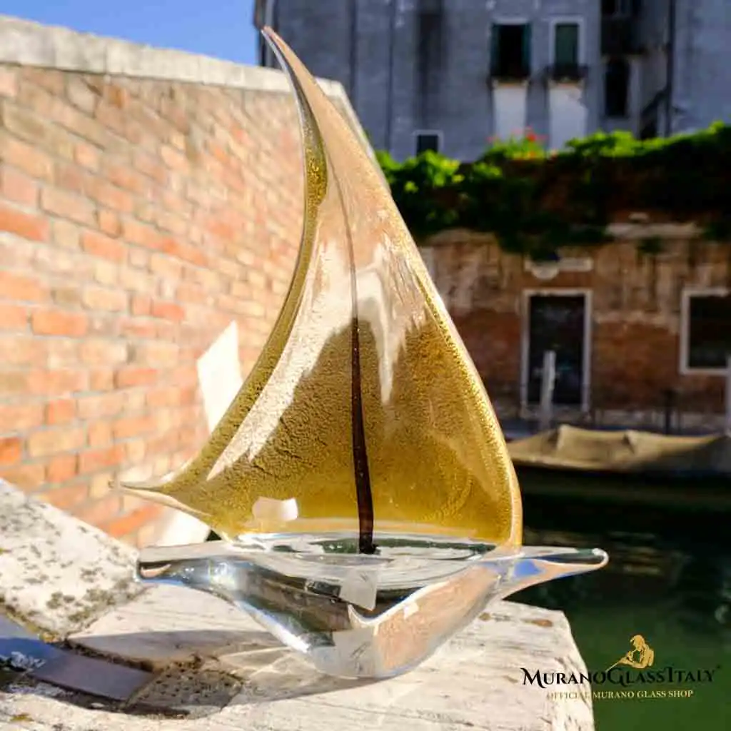 El Dorado 7 – Blown Glass Sailboat Blown Glass Sailboat