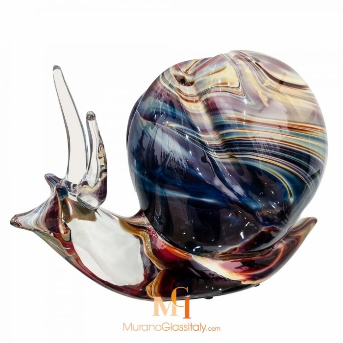 murano glass snail