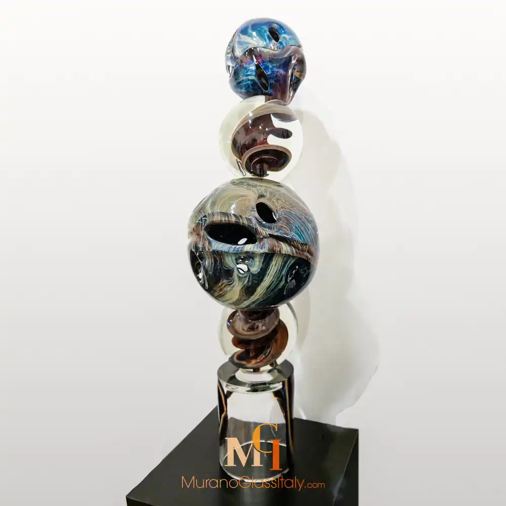 Marte — Unique Glass Sculptures — Other Side