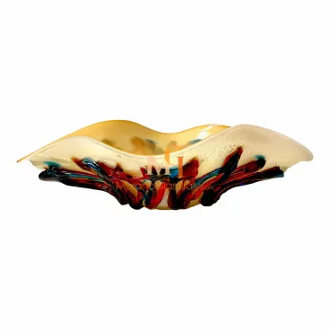 Murano Glas Schale Blau