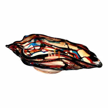 Murano Glas Schale Blau