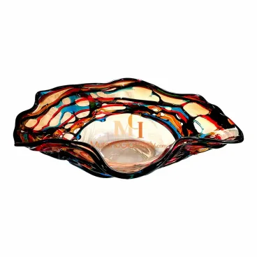 Blue Murano Glass Bowl