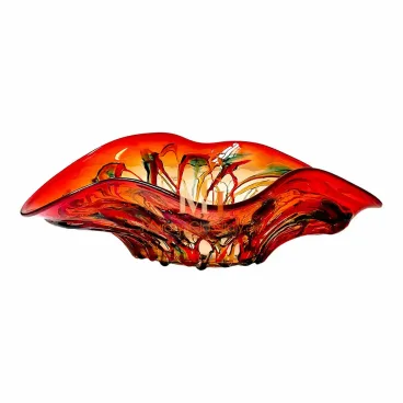 Murano Glas Schale Blau