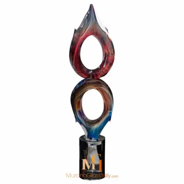 large blown glass sculptures