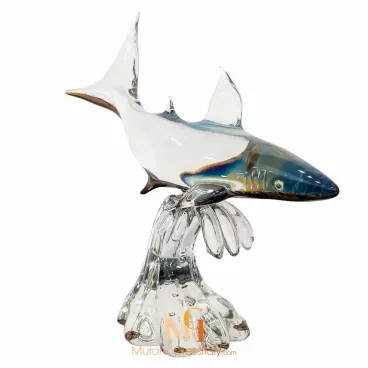 murano glass shark