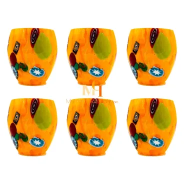 Fantasia Light Orange - дизайнерские стаканы для сока