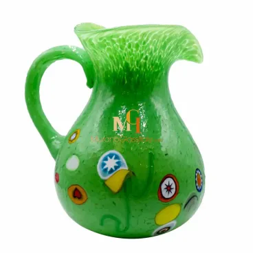 Fantasia Green - Murano Glass Jug