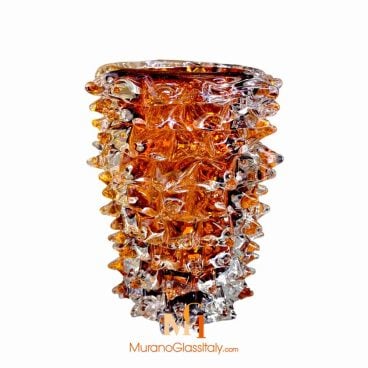 Hand Blown Art Glass Vase