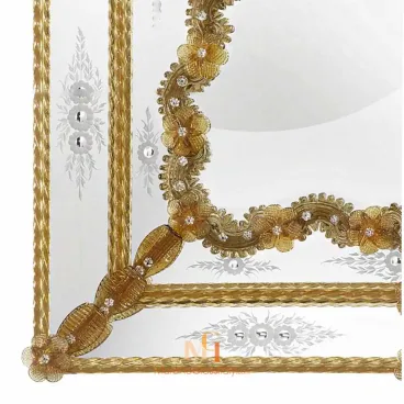 Rectangular Venetian Mirror