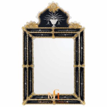 miroir noir design