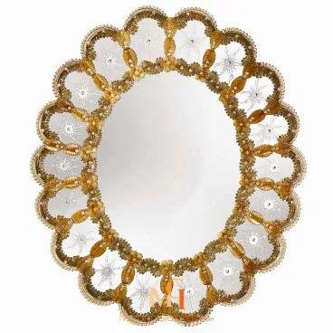 miroir rond design salon