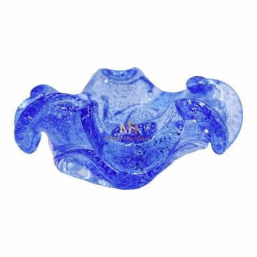 Blue Art Glass Bowl
