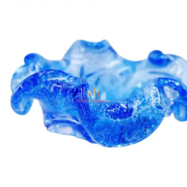 Blue Art Glass Bowl