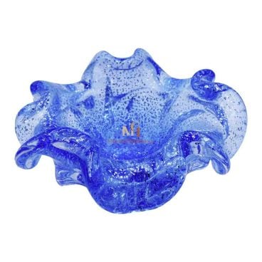 Blue Art Glass Bowl