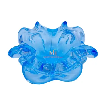 Blue Art Glass Bowl