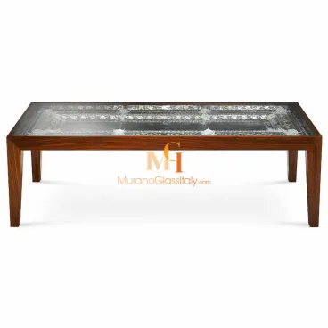 Santa Croce - итальянский стеклянный обеденный стол