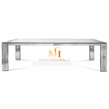 venetian mirrored dining table