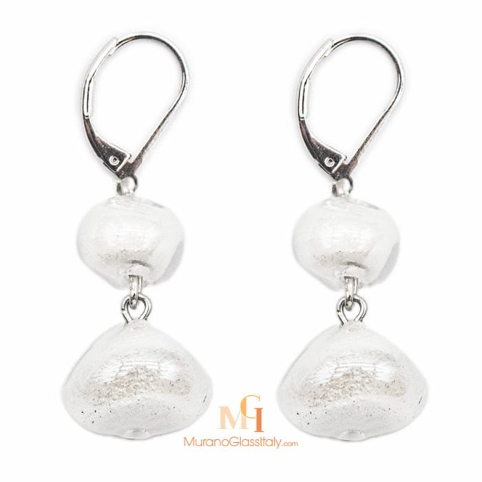 Blue Murano Glass Earrings