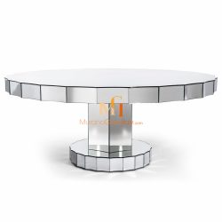 table ronde en verre design italien