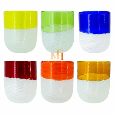 hand blown water glasses