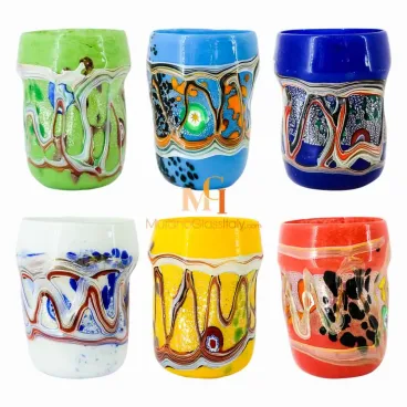 murano drinking glasses made in italy