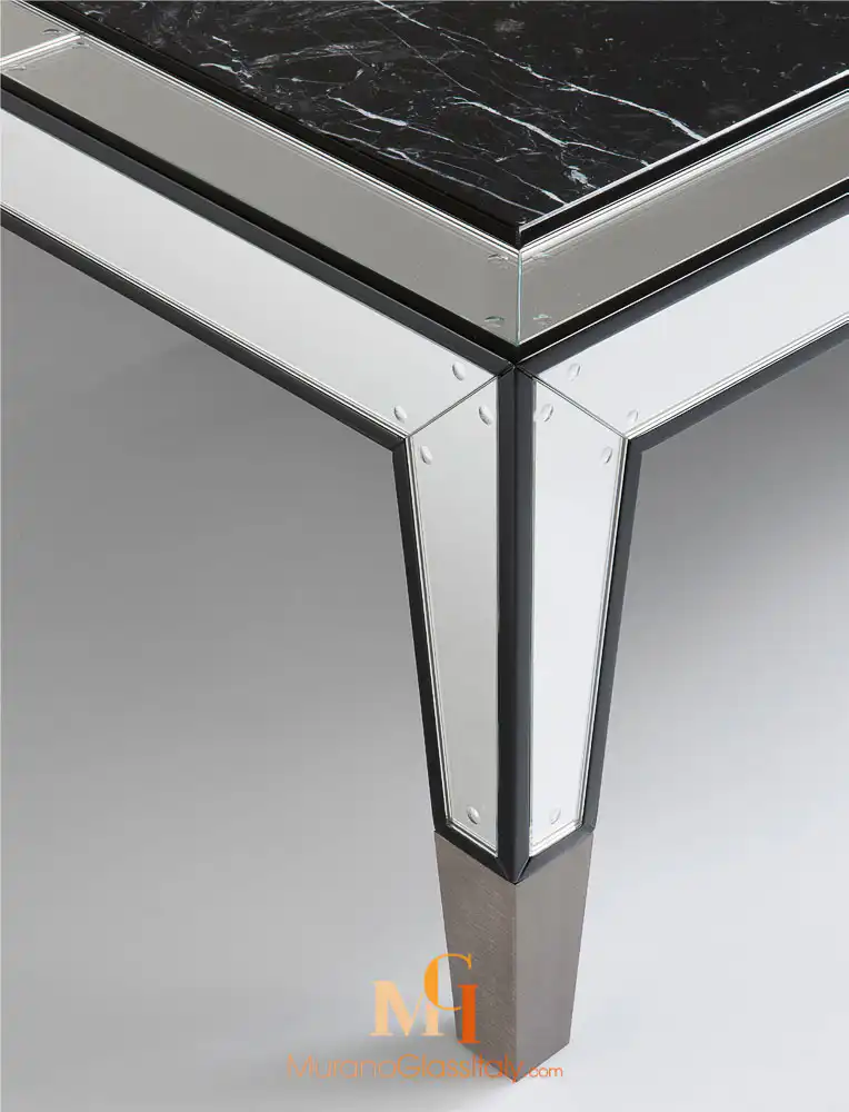 Nocelle – Italian Glass Coffee Table – Details