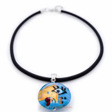 italian glass necklace