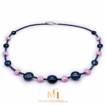 venetian glass beads necklace