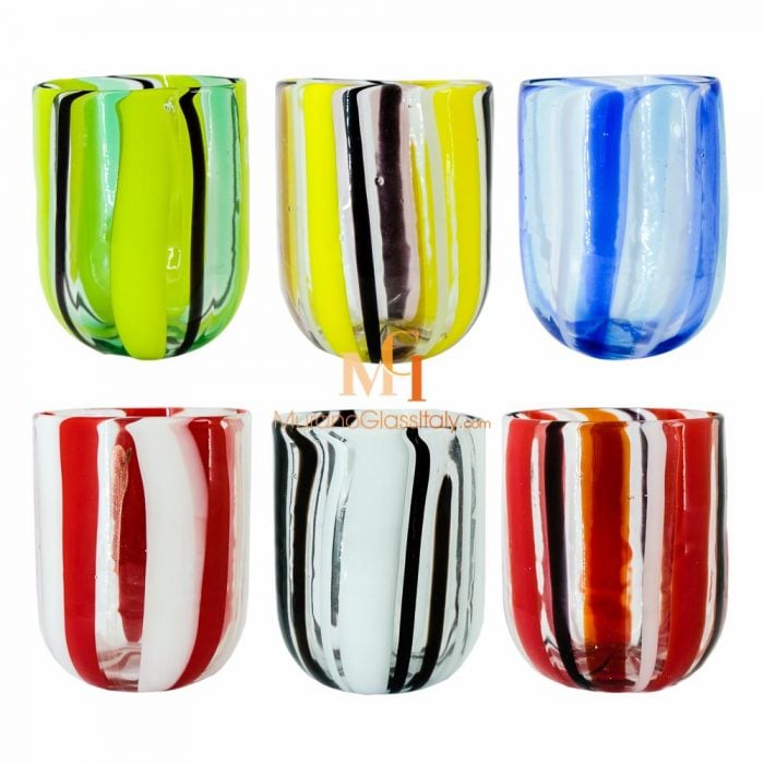 verres couleurs différentes