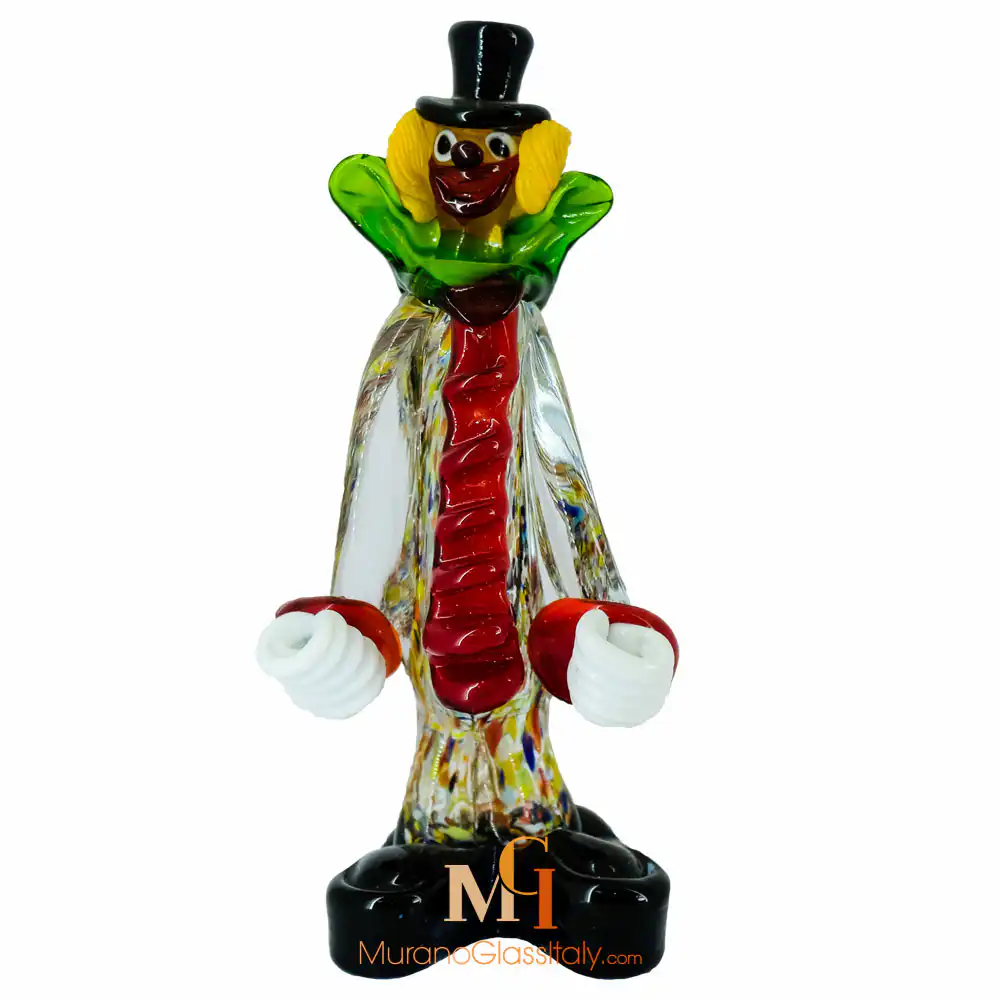 Bam Bam – Murano Glass Clown Figurines – Main