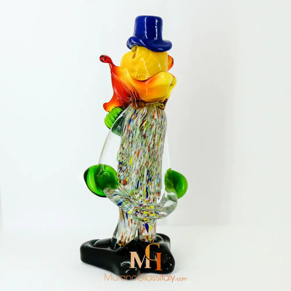 Bim Bam – Murano Glass Clown Figurines – Back