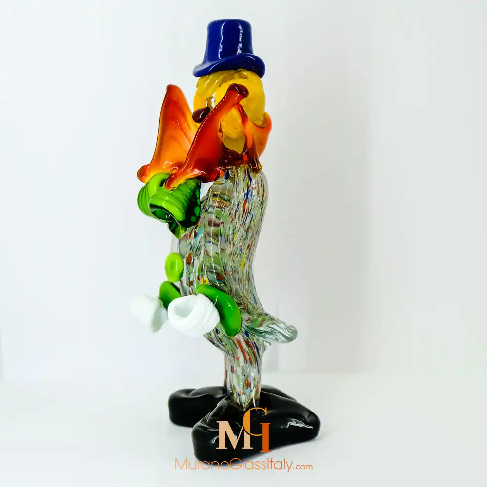 Bim Bam – Murano Glass Clown Figurines – Side