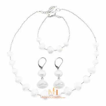 Delizia White - Набор стеклянных украшений