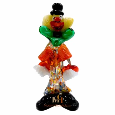 Hand Blown Glass Clowns