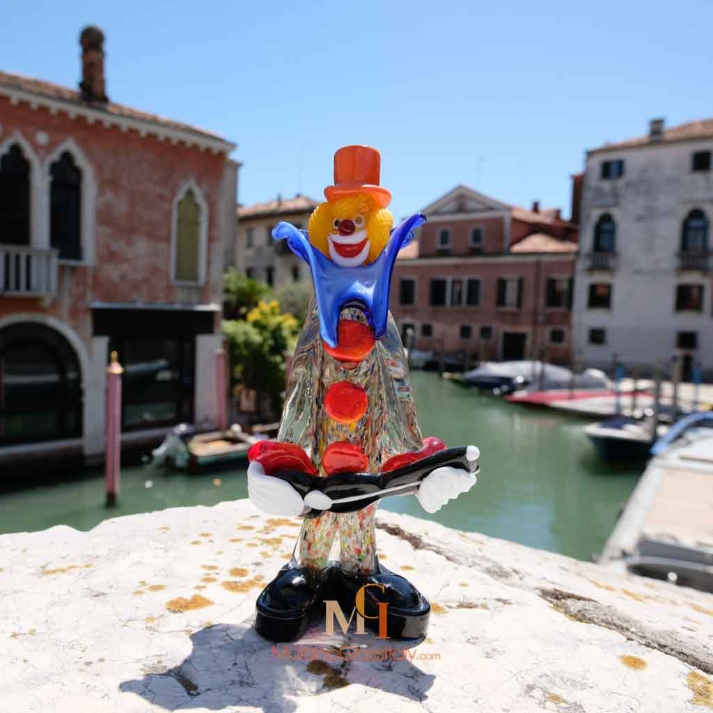 Musicista 2 – Murano Clown Figurines Murano Clown Figurines