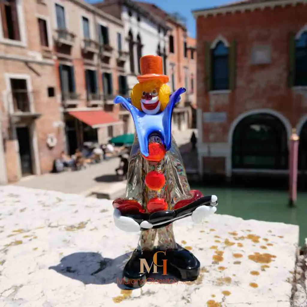 Musicista 3 – Murano Clown Figurines Murano Clown Figurines
