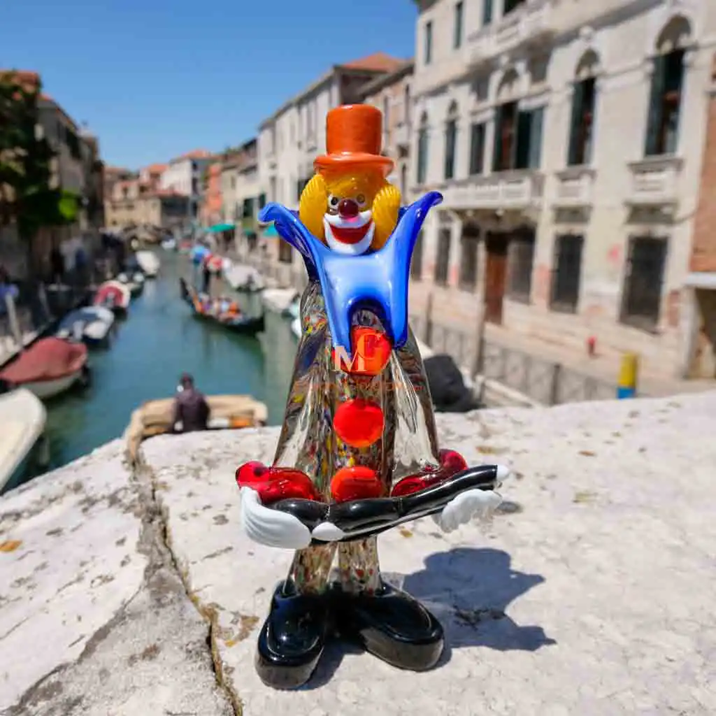 Musicista S– Murano Clown Figurines