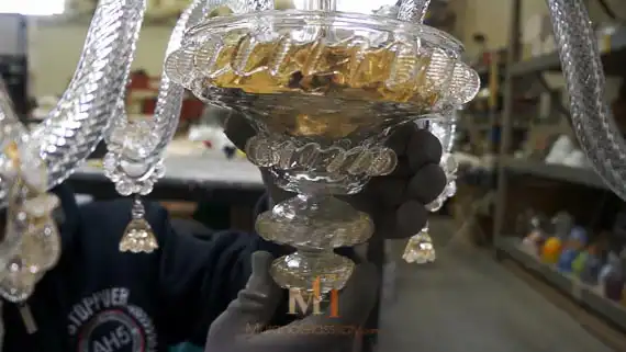 Adding the metal and decorative base 3