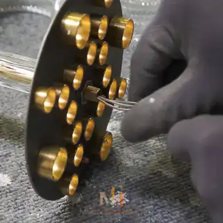 Inserting the main electric cable 1