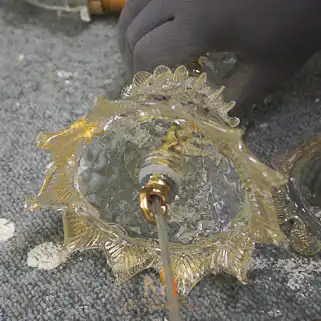 Inserting the main electric cable 2