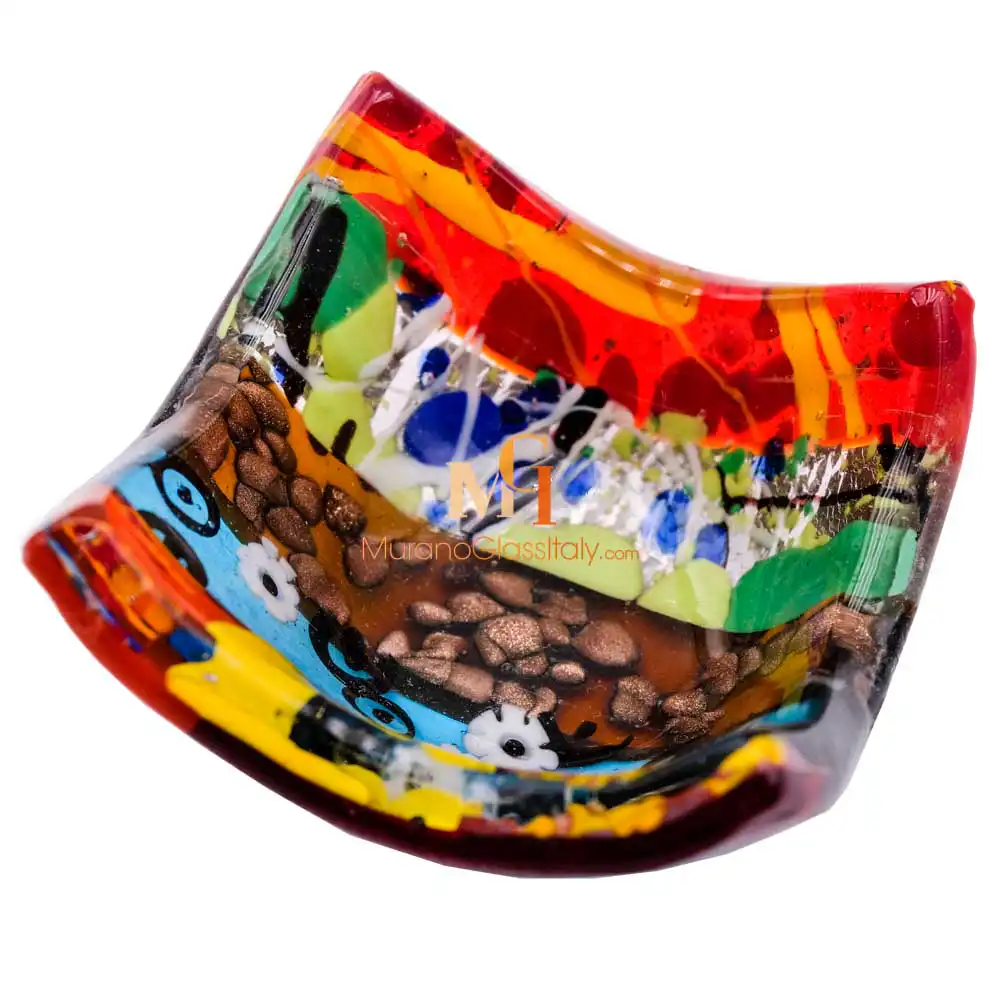 Confetti Multicolore – Vide Poche Murano Vintage Vide Poche Murano Vintage