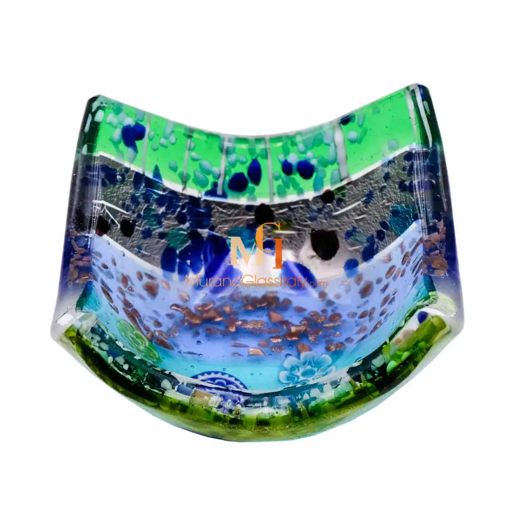 Ninfea angle Vide Poche Murano Vintage