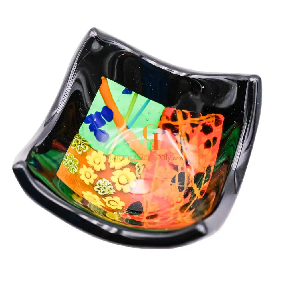 Confetti Noir – Vide Poche Murano Vintage Vide Poche Murano Vintage