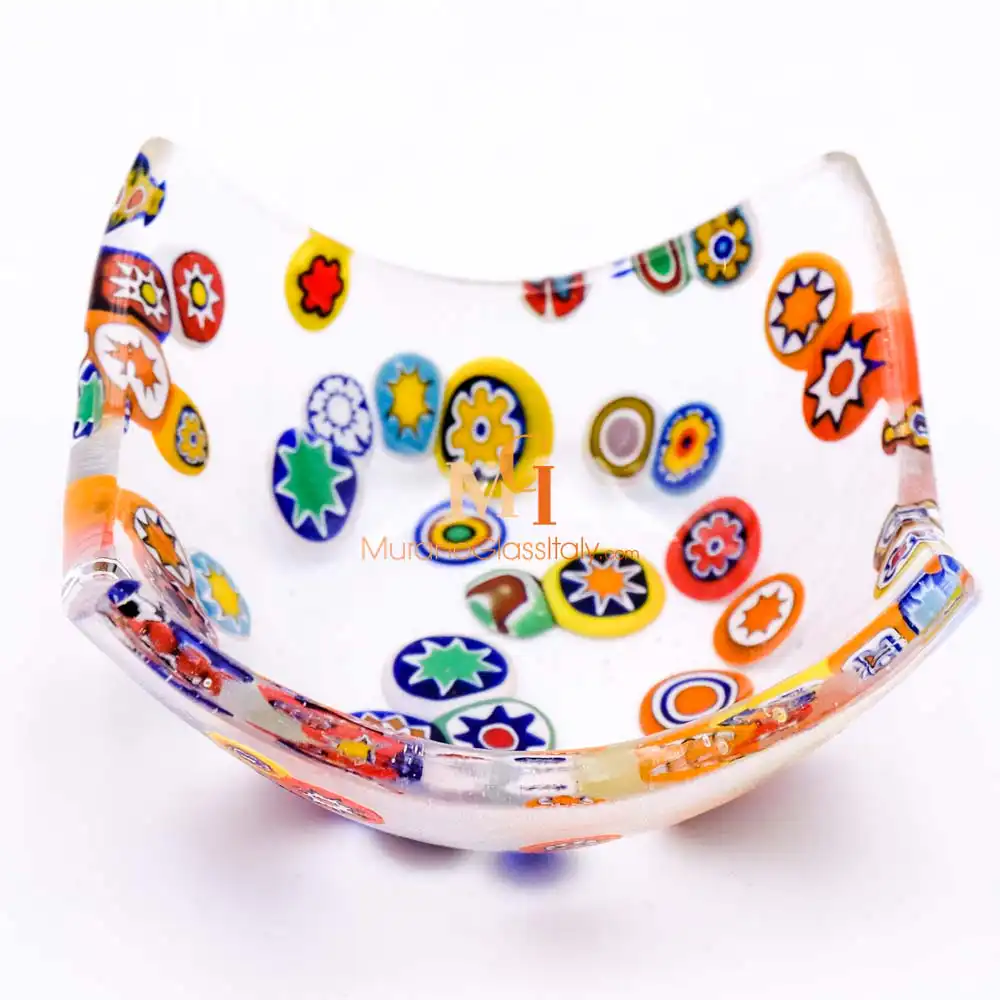 Confetti angle Vide Poche Murano Vintage